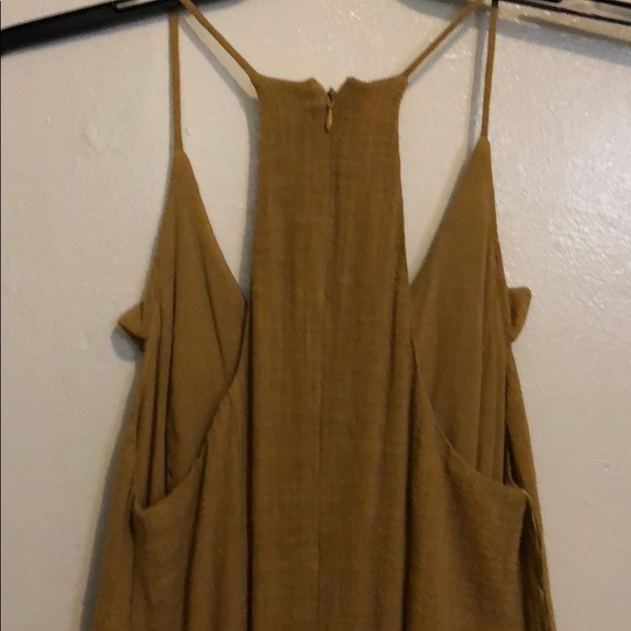 Lush mustard jumpsuit /short size small - Picture 7 of 8